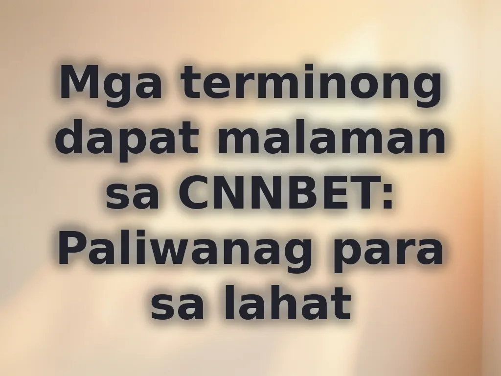 Casino Terminology Guide